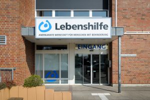 Intrarea la Lebenshilfe Bremerhaven