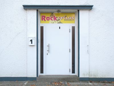 Foto vom Eingang zum Rock Cyclus