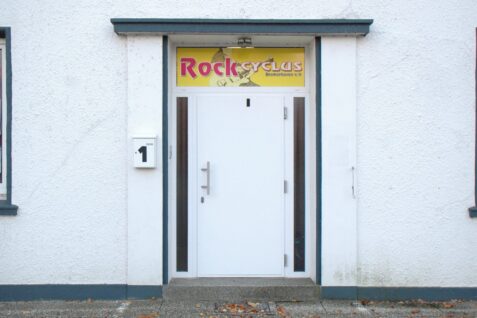 Foto vom Eingang zum Rock Cyclus